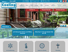 Tablet Screenshot of coolingunlimited.com